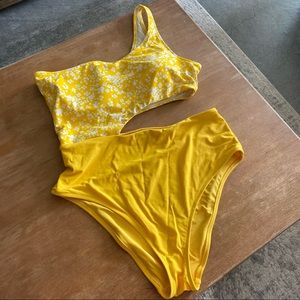 Aerie one shoulder one piece swimsuit